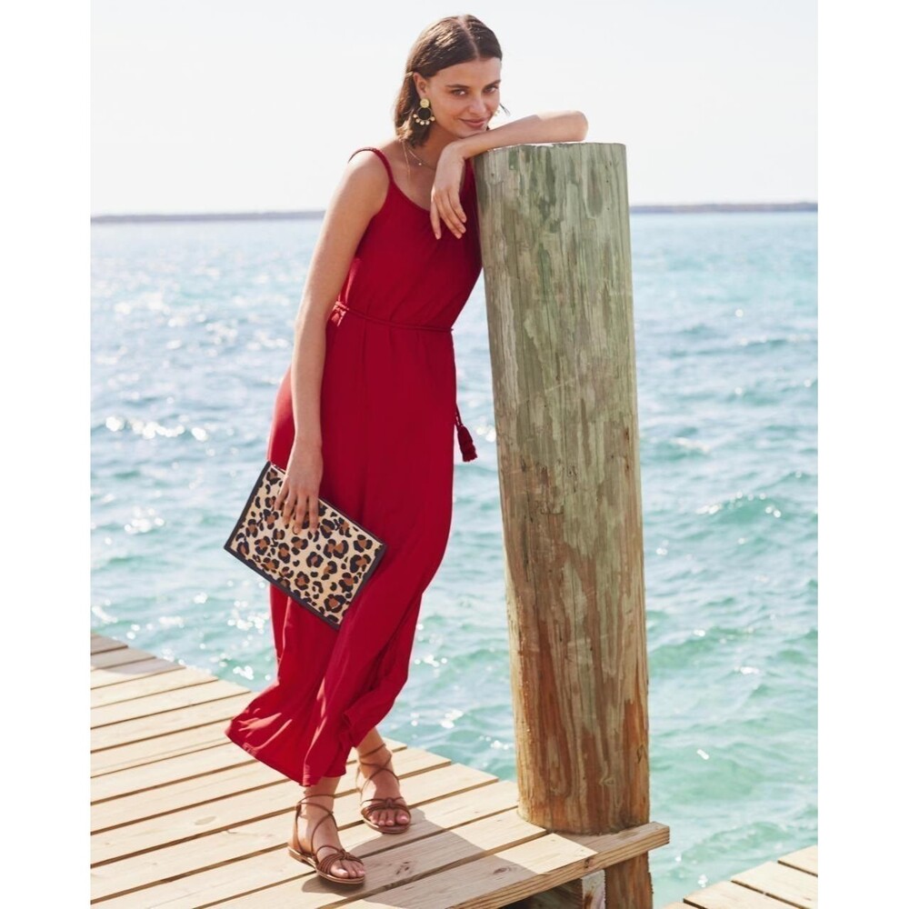 & other stories spaghetti strap belted maxi dress